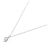 Autre Marque Platin-Diamant-Halskette PT900 PT850 Silber - Ansicht 2