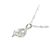 Autre Marque Platin-Diamant-Halskette PT900 PT850 Silber - Ansicht 4