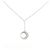 Autre Marque Pt850 Diamantenhalskette Silber