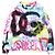 Dolce & Gabbana Sudadera de algodón Dolce&Gabbana Graffiti DG Logo Multicolor
