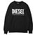 Autre Marque Sudadera Diesel de algodón French Terry Negro