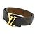 Cinturón reversible Louis Vuitton LV Iconic Monogram Castaño