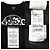 T-shirt in cotone Hermès Micro Cartouche FAUBOURG RAINBOW36 Nero Bianco - vista 10