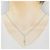 Autre Marque Collana a Chiave in Pt850 e Diamanti Argento - vista 6