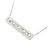 Autre Marque Collar de Pt900 K18WG y diamantes Plata - vista 4