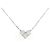 Autre Marque Collar de diamantes PT900 PT850 Plata