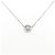 Autre Marque Collar de Pt850 y diamantes Plata