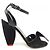 Céline Sandalen aus Leder Schwarz