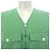 Top de tecido verde Hermès - vista 5