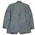 Autre Marque Christian Dior Wool Polyester Tailored Jacket Black White Green - view 2