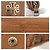 Portafoglio lungo in pelle Tory Burch HSP037 Marrone - vista 4