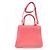 Borsa Delvaux Rodeo in vitello Rosso - vista 3