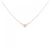 Autre Marque Collana K10 Pink Gold Diamond Rosa