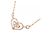 Autre Marque Collana K10 Pink Gold Diamond Rosa - vista 3