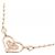 Autre Marque Collana K10 Pink Gold Diamond Rosa - vista 4