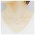 Autre Marque Collana K10 Pink Gold Diamond Rosa - vista 6
