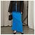 Autre Marque PRANK PROJECT Falda Twisted Skirt de punto de algodón Azul - vista 3
