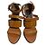 Marni Sandalen aus Lackleder mit Holzabsatz Braun - Ansicht 2