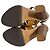 Marni Sandalen aus Lackleder mit Holzabsatz Braun - Ansicht 6