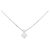 Autre Marque Diamantenhalskette PT900 PT850 Silber