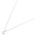 Autre Marque Diamantenhalskette PT900 PT850 Silber - Ansicht 2