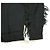 Autre Marque TOGA PULLA TP51-FG281 Gonna a frange in cupro Nero - vista 5