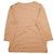 Autre Marque Camiseta de manga larga de algodón orgánico G.F.G.S. PLAY BORDER Castaño Naranja - vista 2