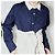 Autre Marque Chemise CITYSHOP en coton SUPIMA Bleu Bleu Marine - vue 3