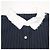 Autre Marque Chemise CITYSHOP en coton SUPIMA Bleu Bleu Marine - vue 4