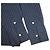 Autre Marque Chemise CITYSHOP en coton SUPIMA Bleu Bleu Marine - vue 5