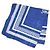 Yves Saint Laurent Saint Laurent ASCIUGAMANO DA SPIAGGIA SQUARED in cotone Blu - vista 2