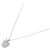 Autre Marque Platin-Diamant-Halskette Silber - Ansicht 2