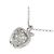 Autre Marque Platin-Diamant-Halskette Silber - Ansicht 4