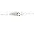 Autre Marque Platin-Diamant-Halskette Silber - Ansicht 5
