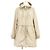 Moncler TOPAZE GIUBOTTO Abrigo de nailon técnico Beige