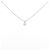 Autre Marque Collana in platino PT850 e diamanti Argento