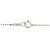 Autre Marque Pt900/Pt850 Kreuz-Diamant-Halskette Silber - Ansicht 5