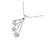Autre Marque Collar de diamantes PT850 Plata - vista 4