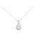 Autre Marque Collana in platino e diamanti Argento
