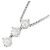 Autre Marque Collar de diamantes PT900 PT850 Plata - vista 3