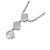 Autre Marque Collar de diamantes PT900 PT850 Plata - vista 4