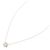 Autre Marque Au750 Blumen-Diamant-Halskette Pink - Ansicht 2