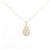 Autre Marque Collar de diamantes Au750 Dorado