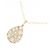 Autre Marque Collar de diamantes Au750 Dorado - vista 3