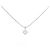 Autre Marque Diamantenhalskette PT1000 PT850 Silber