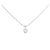 Autre Marque Diamantenhalskette PT900 PT850 Silber