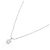 Autre Marque Diamantenhalskette PT900 PT850 Silber - Ansicht 2