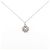 Autre Marque Colar de Diamantes Pt900/Pt850 Prata
