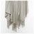 Autre Marque ASAUCE MELER Stola Sciarpa Grande con Frange Beige - vista 5