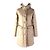 Cappotto in poliestere Mackintosh Grande Logo Button Beige